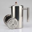 Picture of FRENCH PRESS STAINLESS STEEL POT 350ML + 1 PKT GROUND COFFEE